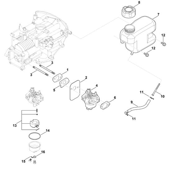 Picture of G - Sistema di alimentazione carburante EVC 200.0 (EVC200-0001)